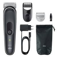 Braun BG5350, Schwarz, Silber, 0,5 mm, 1,1 cm, Ladend, Wechselstrom/Batterie, 100 min