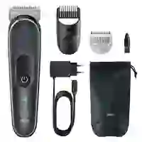 Braun BG5350, Schwarz, Silber, 0,5 mm, 1,1 cm, Ladend, Wechselstrom/Batterie, 100 min Braun BG5350, Schwarz, Silber, 0,5 mm, 1,1 cm, Ladend, Wechselstrom/Batterie, 100 min