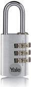 YALE YE3CB/38/131/1/S Vorhängeschloss 38 mm Silber Zahlenschloss (YE3CB/38/131/1/S)
