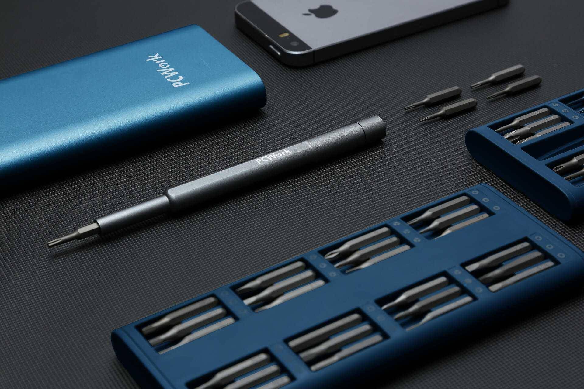 PCWork, PCW08B, Premium-Präzisionswerkzeug-Set, 48-teilig