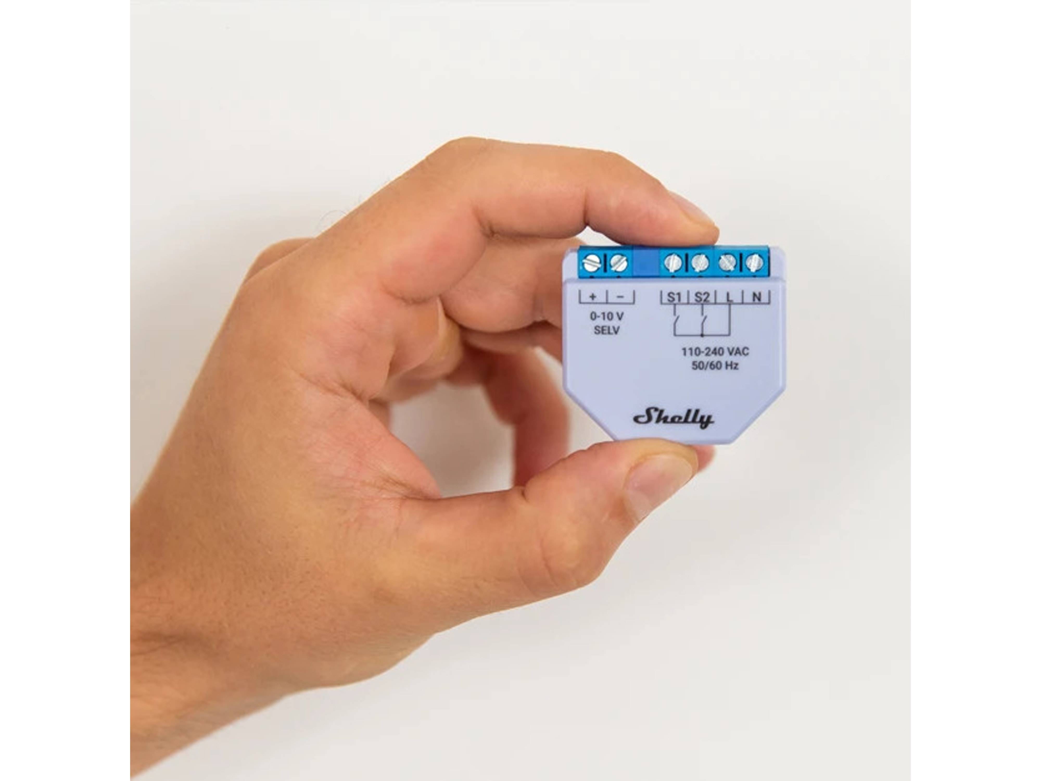 Shelly Plus 0-10V Lichtdimmer, WiFi/Bluetooth
