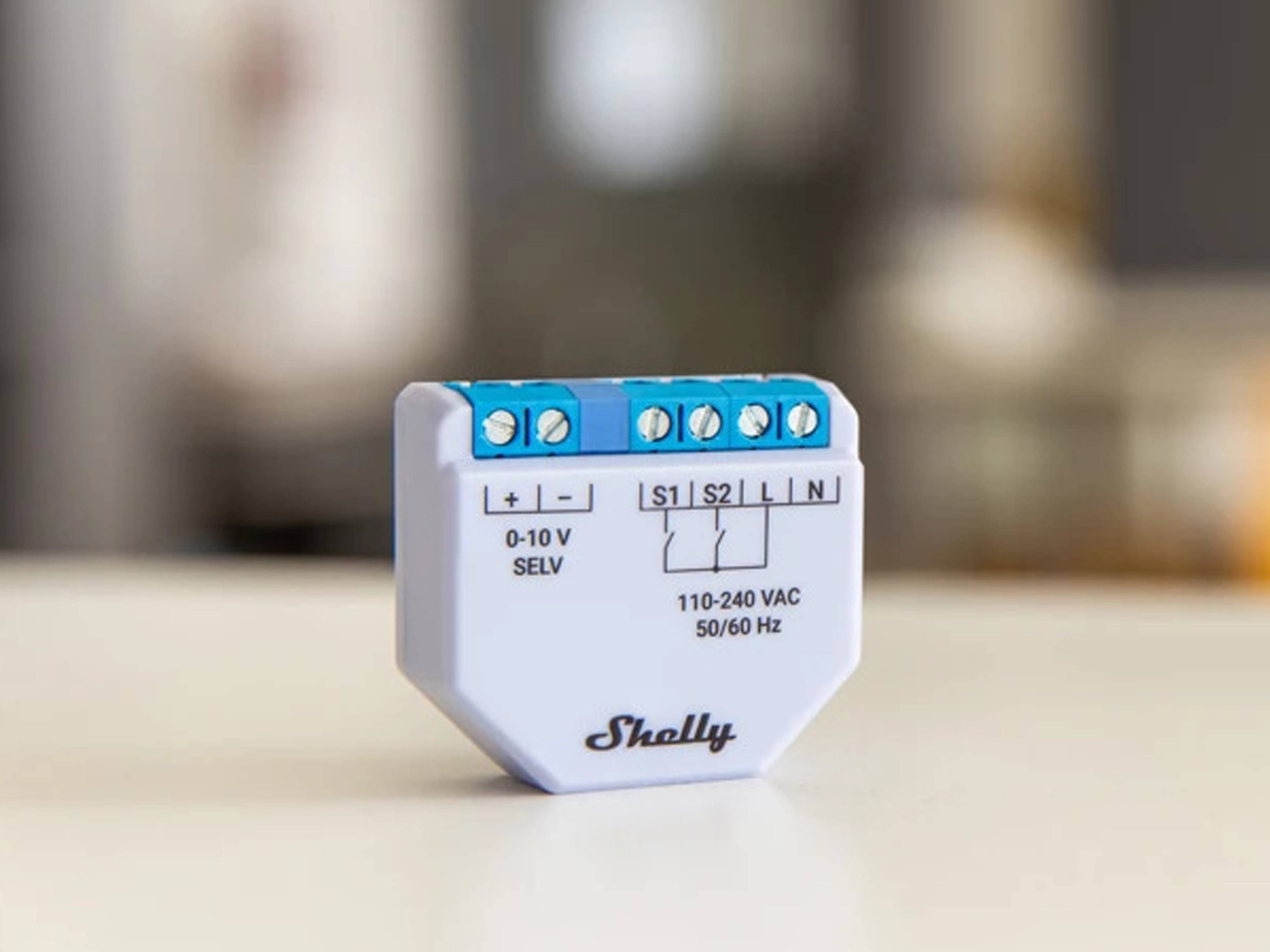 Shelly Plus 0-10V Lichtdimmer, WiFi/Bluetooth