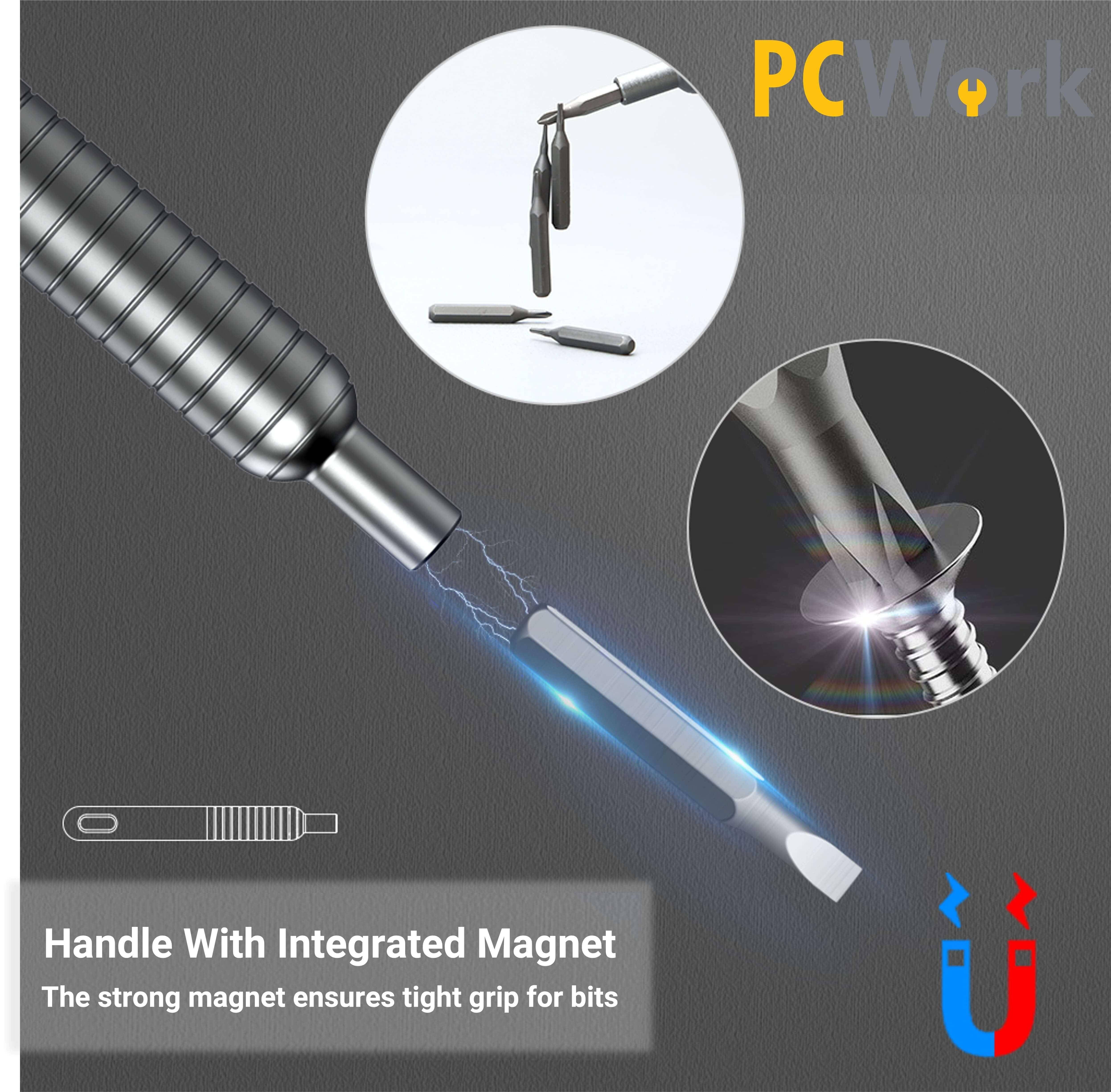 PCWork, PCW08A, Premium-Präzisionswerkzeug-Set, 30-teilig