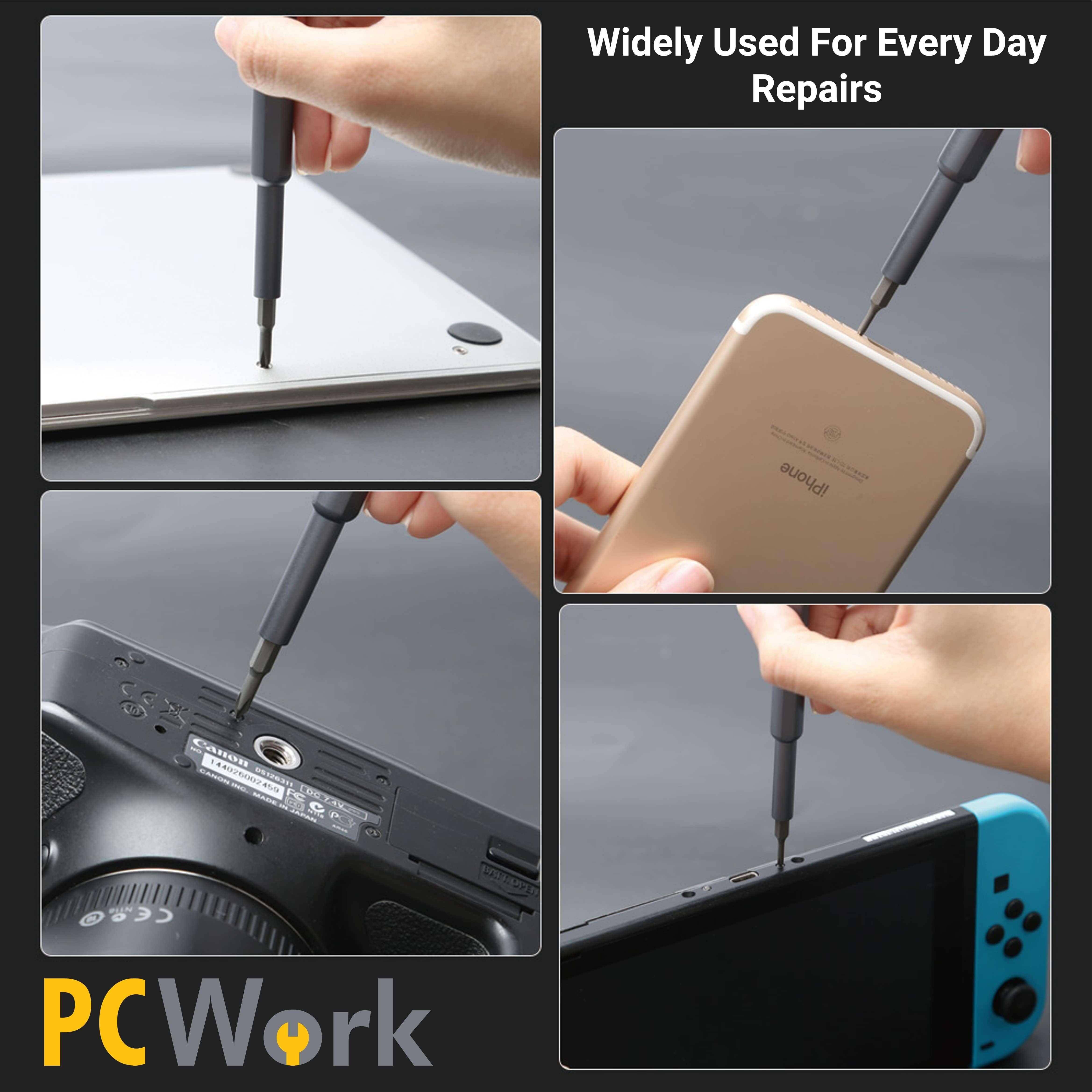 PCWork, PCW08A, Premium-Präzisionswerkzeug-Set, 30-teilig