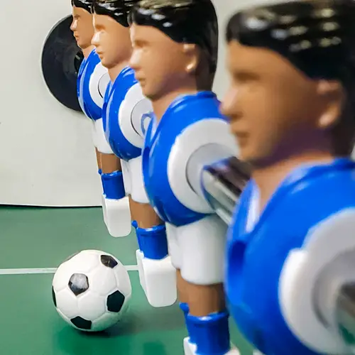 11 Tischkicker Figuren 13mm Frankreich Blau Weiß - Tisch Fussball Kicker Figuren 11 Tischkicker Figuren 13mm Frankreich Blau Weiß - Tisch Fussball Kicker Figuren