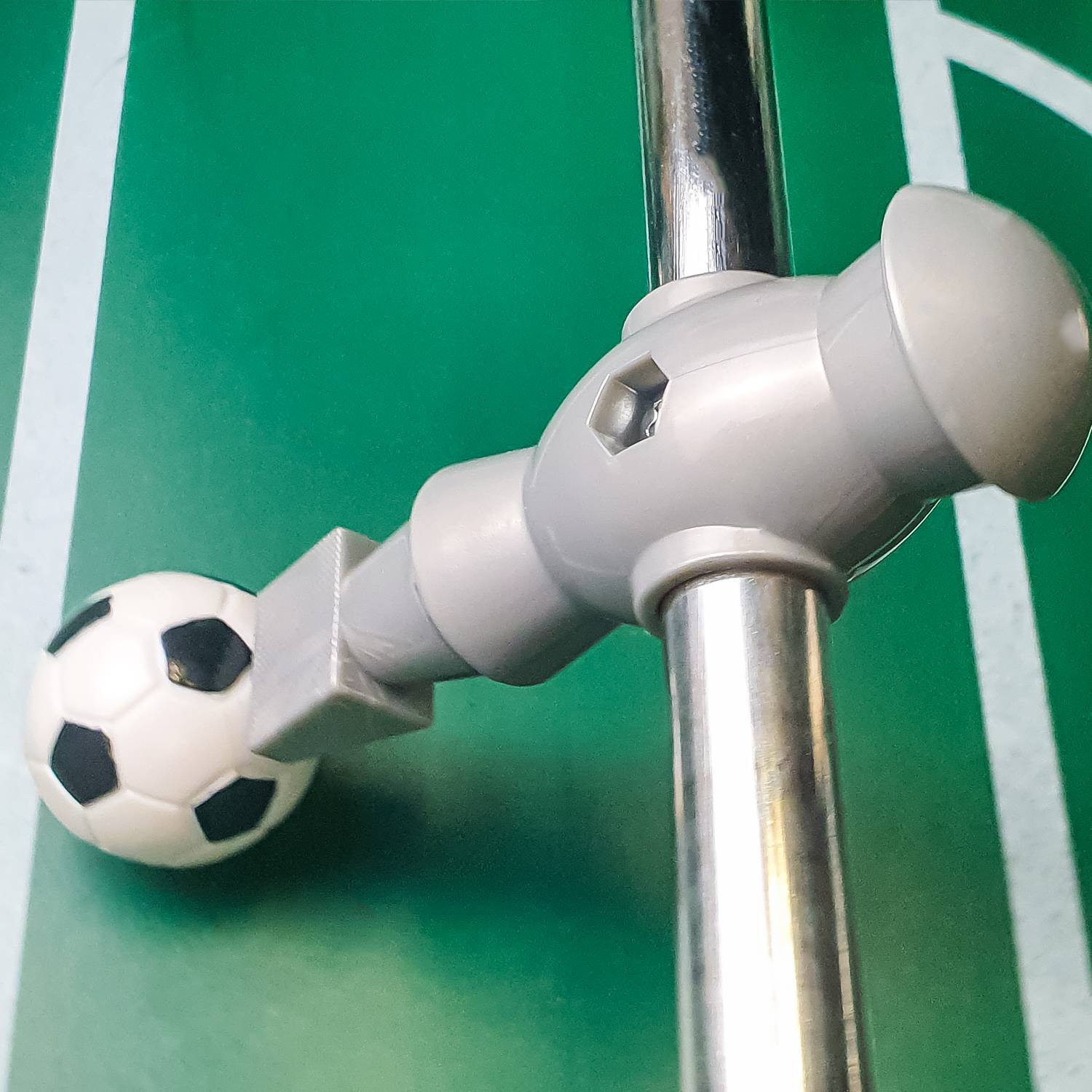 eyepower 11 Tischkicker Figuren 16mm Grau Tisch Fussball Zubehör Kickertisch