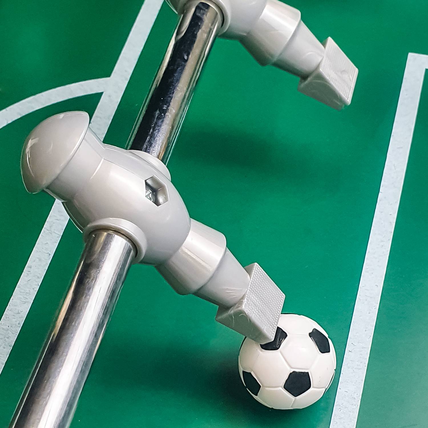 eyepower 11 Tischkicker Figuren 16mm Grau Tisch Fussball Zubehör Kickertisch