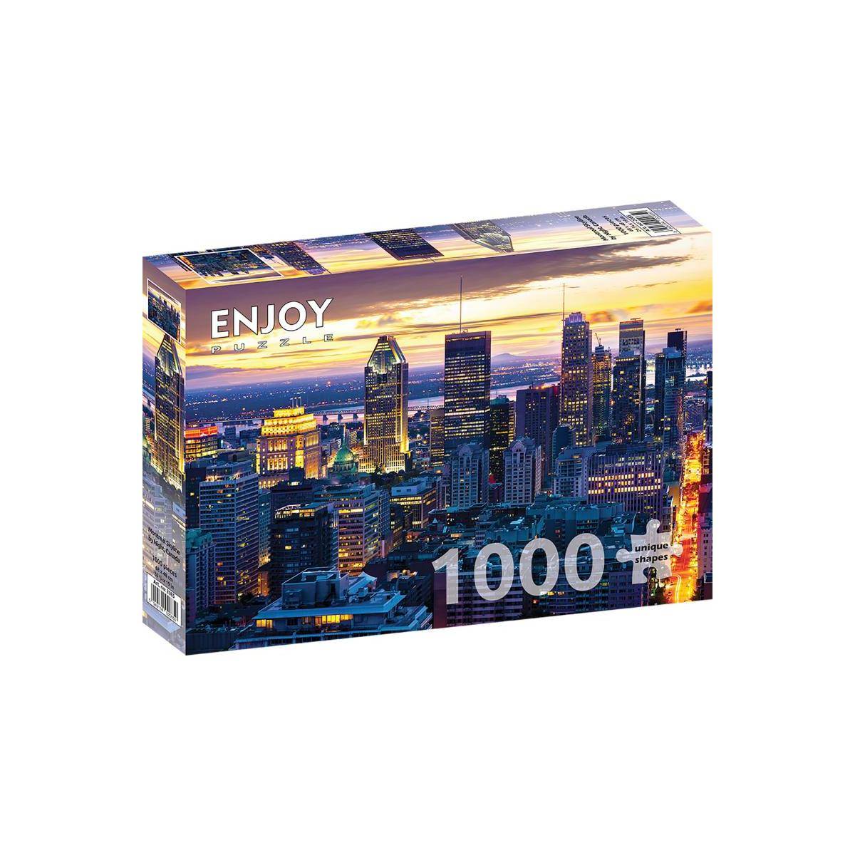 ENJOY-2085 - Montreal Skyline by Night, Canada, Puzzle, 1000 Teile