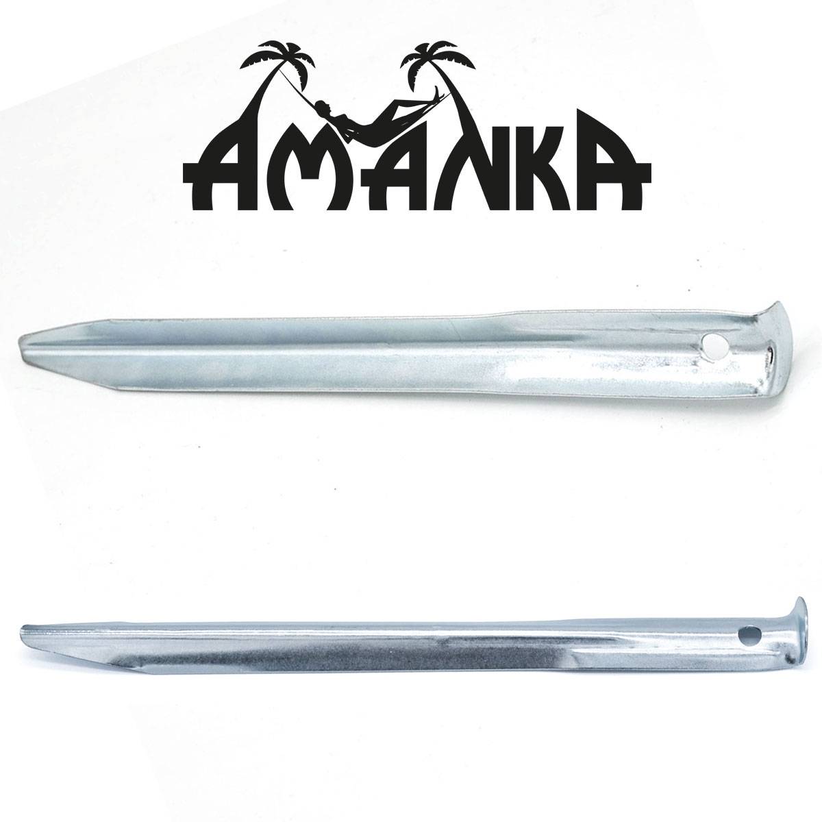 Stahl Hering V-Profil 10 Stück 23 cm AMA-203 für Wald Wiese