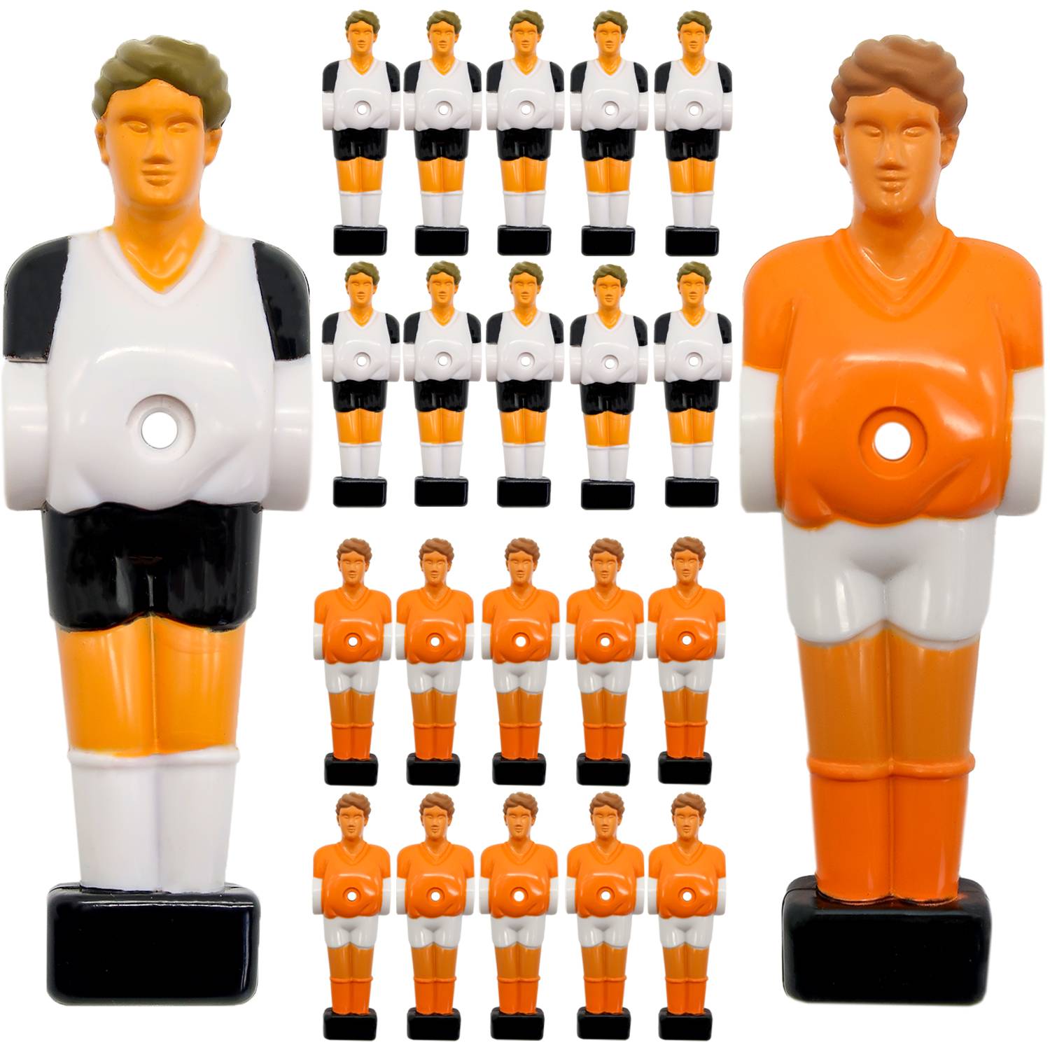 22 Tischkicker Figuren 13mm Deutschland Niederlande Tisch Fussball Kicker Figur