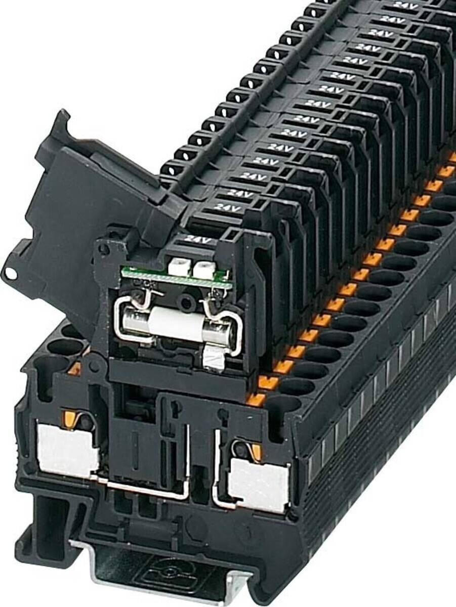 Phoenix Contact Sicherungsreihenklemme PT4-HESILED 24(5x20)