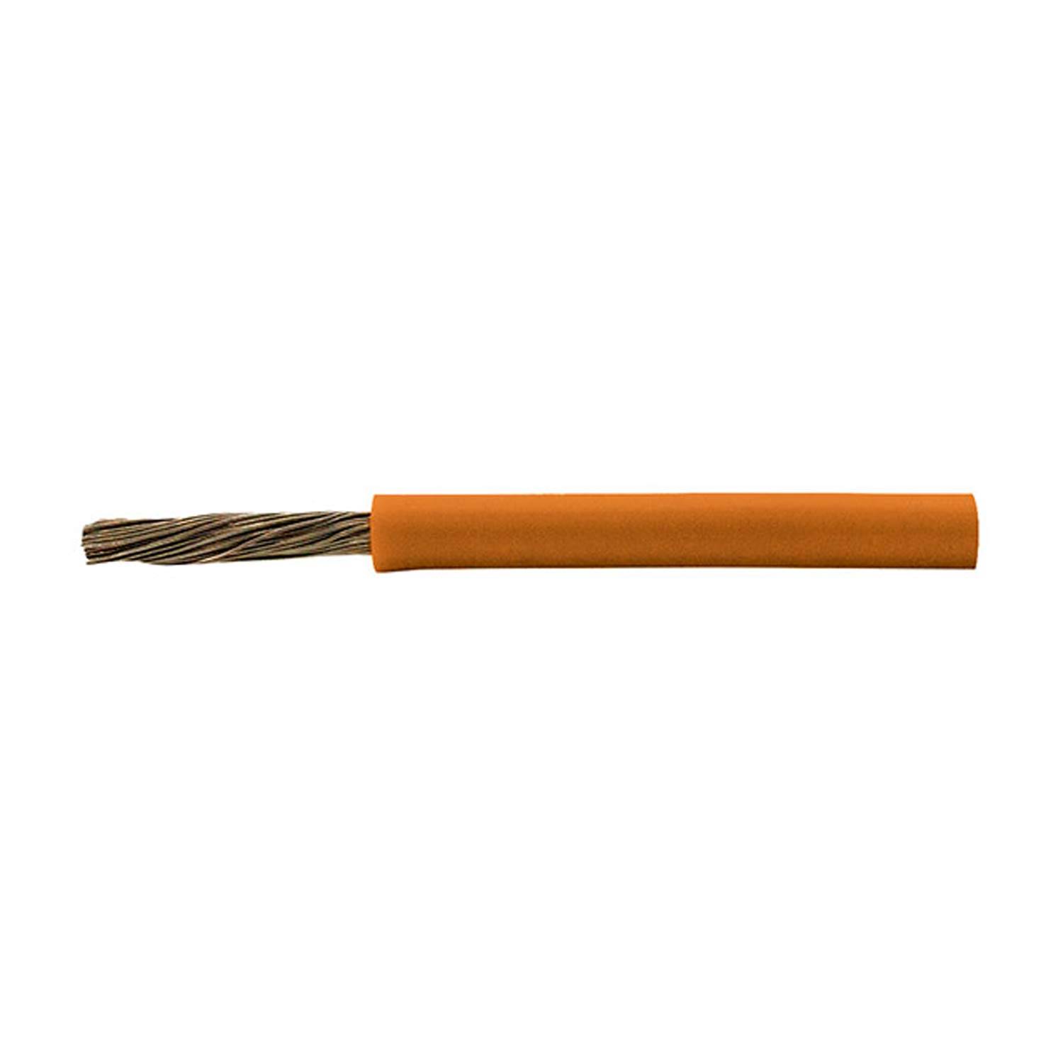 11019382 HELU KABEL FÜNFNORM 1X1mm² AWG18 OG (orange) Einzelader orange AD 3,1mm VPE 100,0 Meter Nennspannung Uo/U