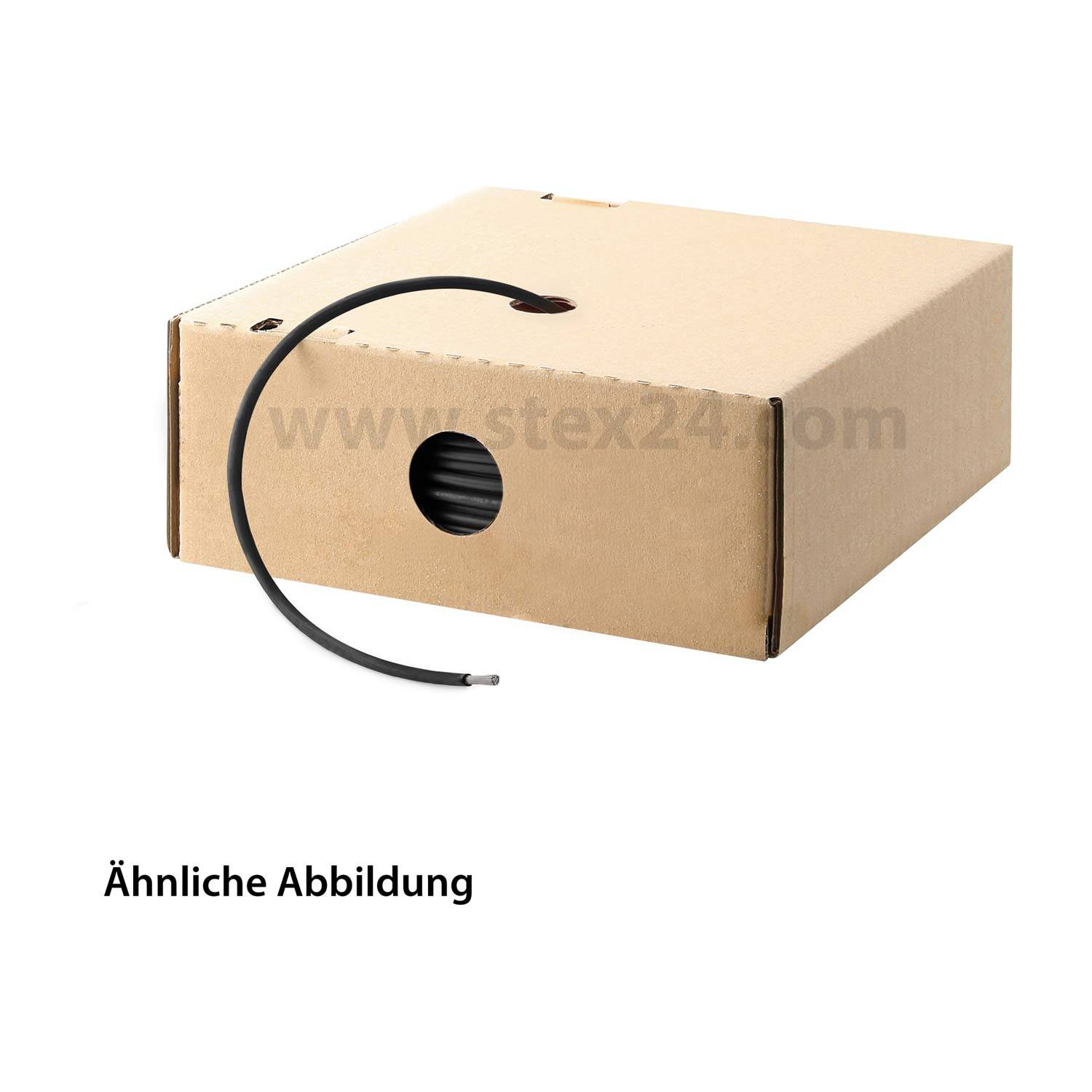 11019335 HELU KABEL FÜNFNORM 1X0,75mm² AWG19 BK (schwarz) Einzelader schwarz AD 2,9mm VPE 100,0 Meter Nennspannung Uo/U