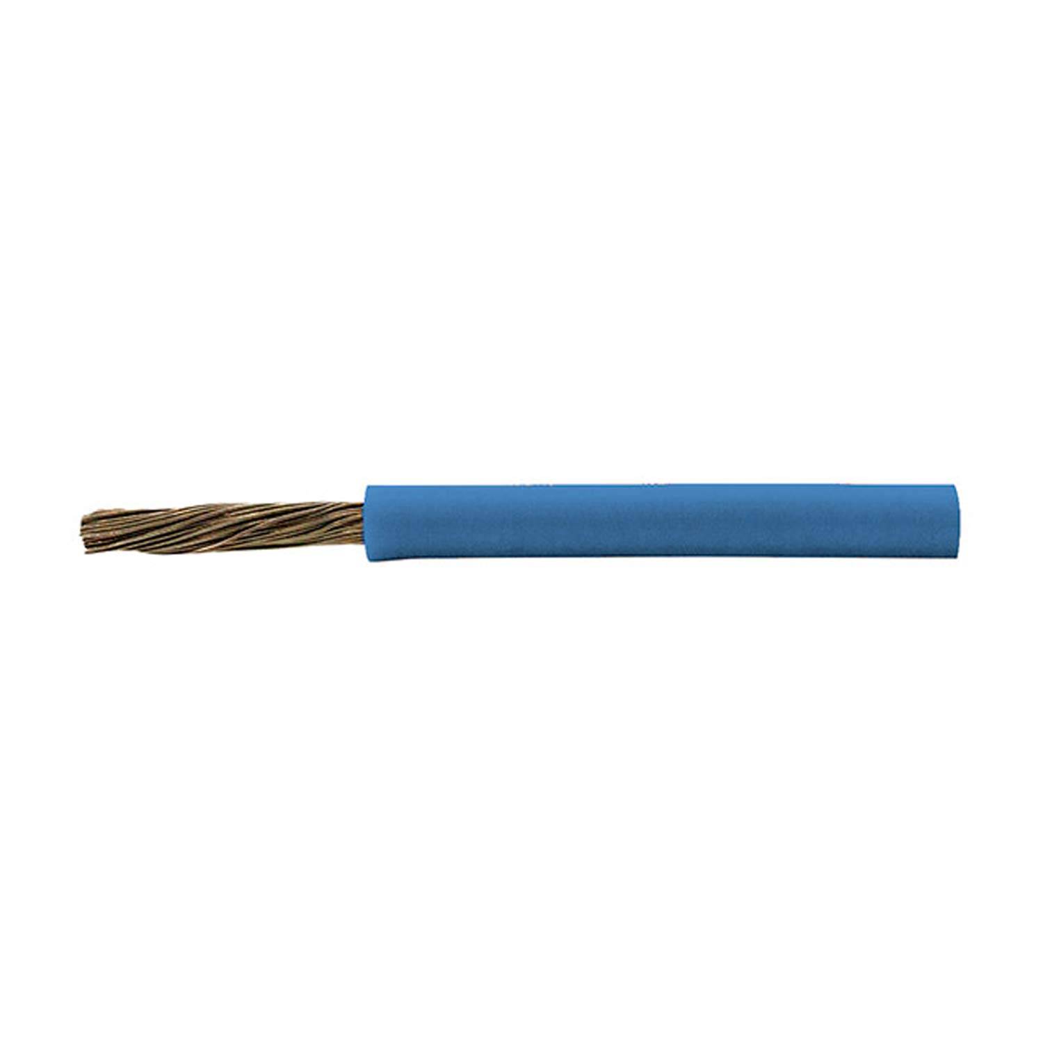 11019337 HELU KABEL FÜNFNORM 1X0,75mm² AWG19 BU (blau) Einzelader blau AD 2,9mm VPE 100,0 Meter Nennspannung Uo/U