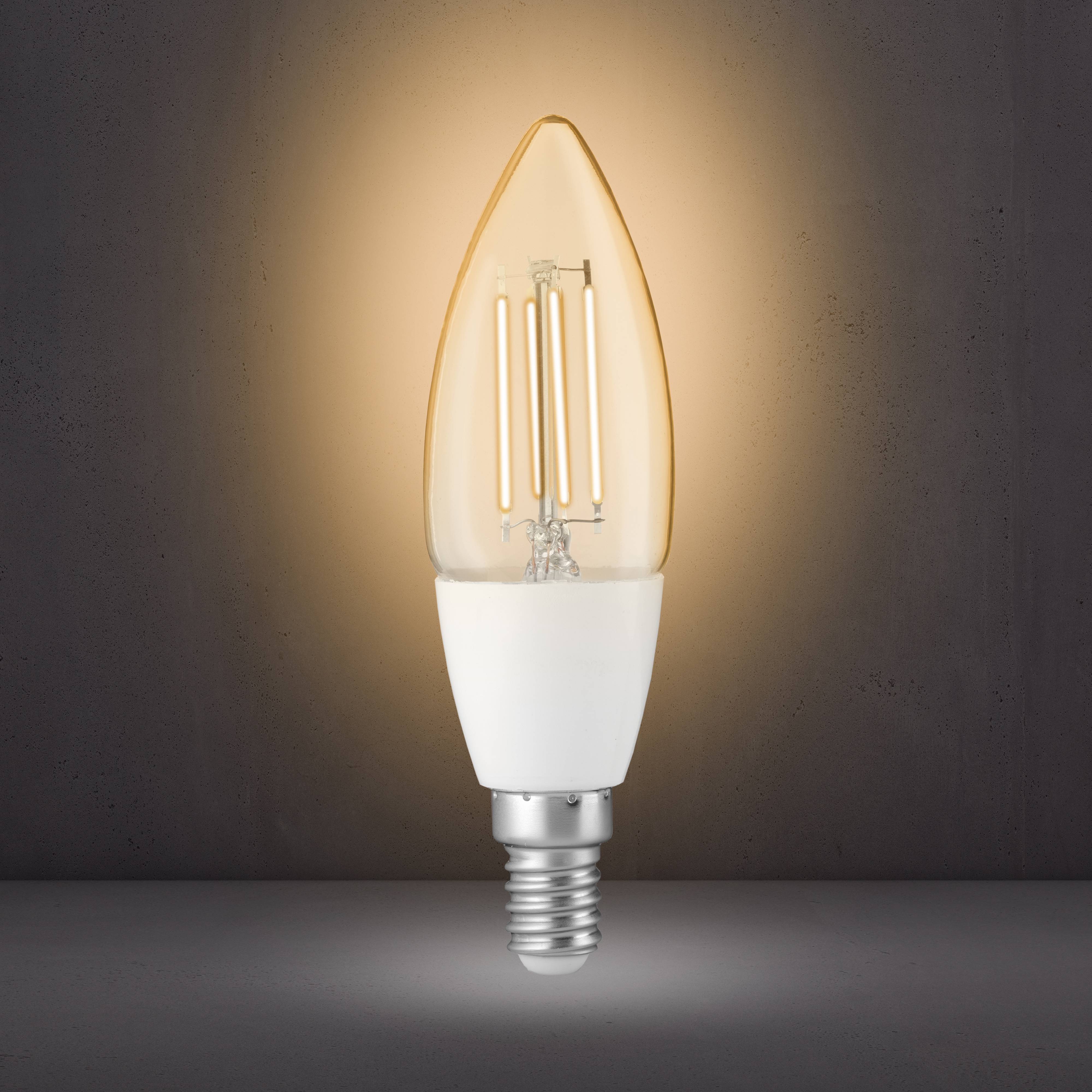 Erzeugen Sie ganz einfach stimmungsvolles Licht in Ihrem Zuhause mit der Alecto SMARTLIGHT130! Diese smarte LED-Glühfadenlampe funktioniert einfa