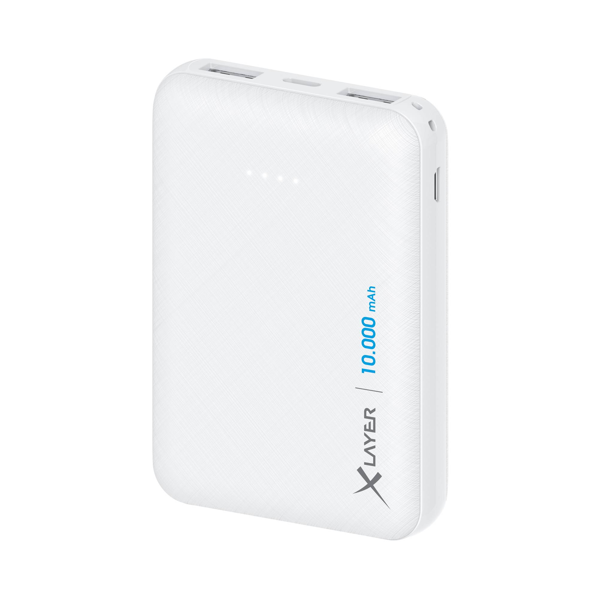 Zusatzakku XLayer Powerbank Micro White 10.000 mAh