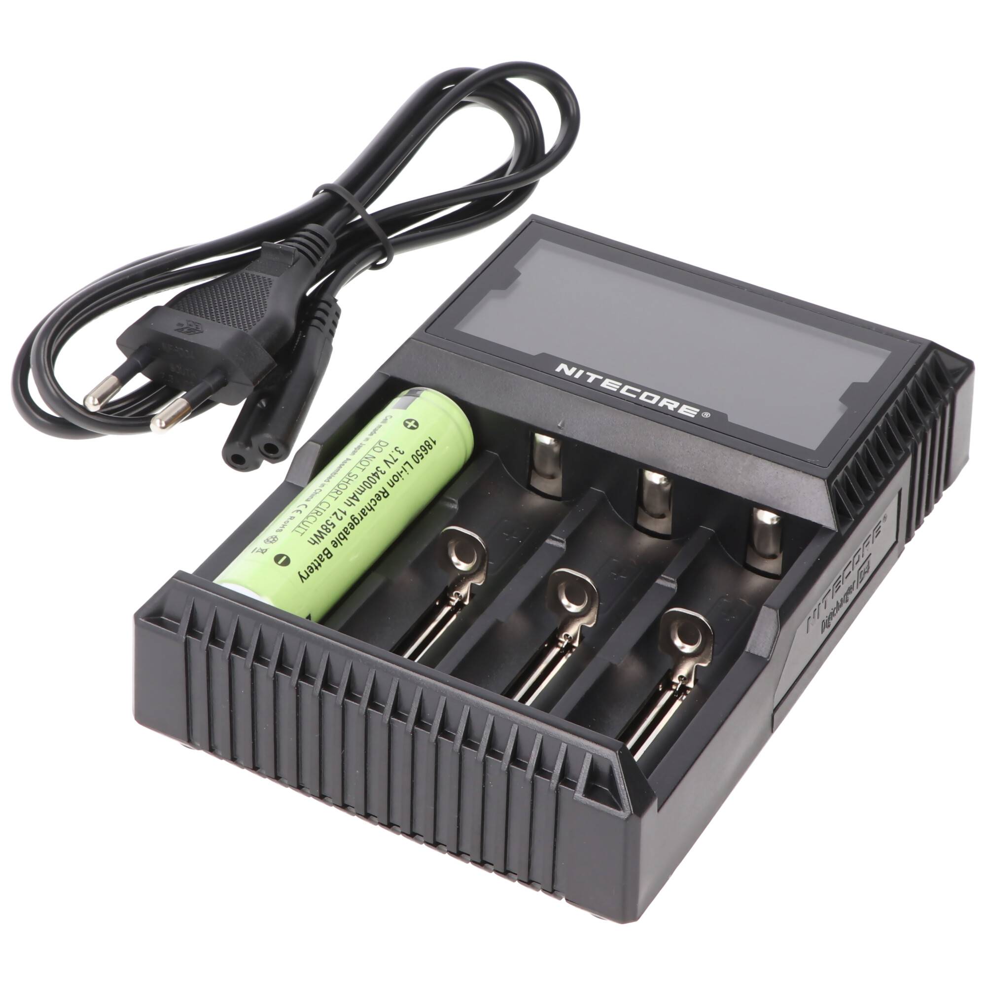 Energie Set - 6 x 18650 plus Nitecore PREMIUM-Ladegerät D4EU