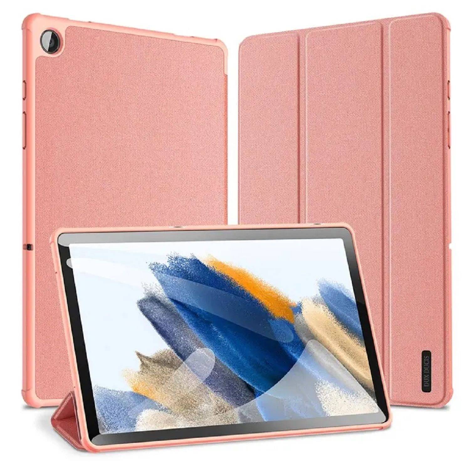Dux Ducis Domo Smart Sleep Case Tablethülle kompatibel mit Samsung Galaxy Tab A9 Plus 11" Schutzhülle Pink