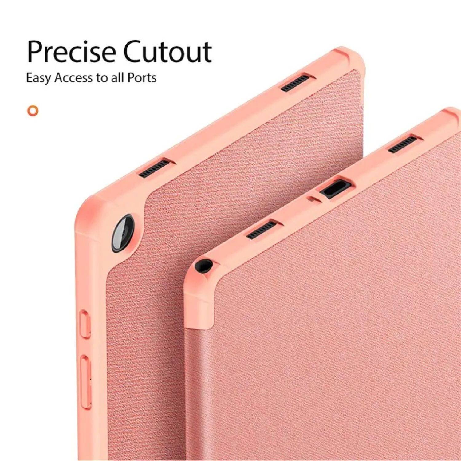 Dux Ducis Domo Smart Sleep Case Tablethülle kompatibel mit Samsung Galaxy Tab A9 Plus 11" Schutzhülle Pink