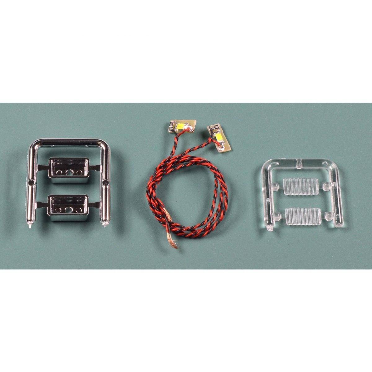 907256 - Modellbausatz, 1:14 Leuchtengehäuse klar (2) universal