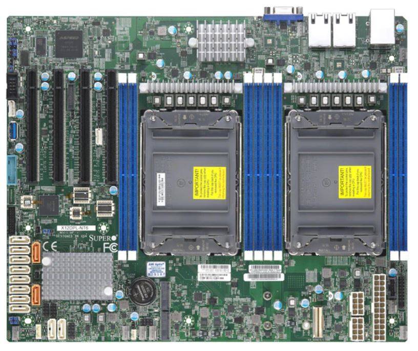 SUPERMICRO X12DPL-NT6 - Motherboard - ATX - LGA4189-Sockel