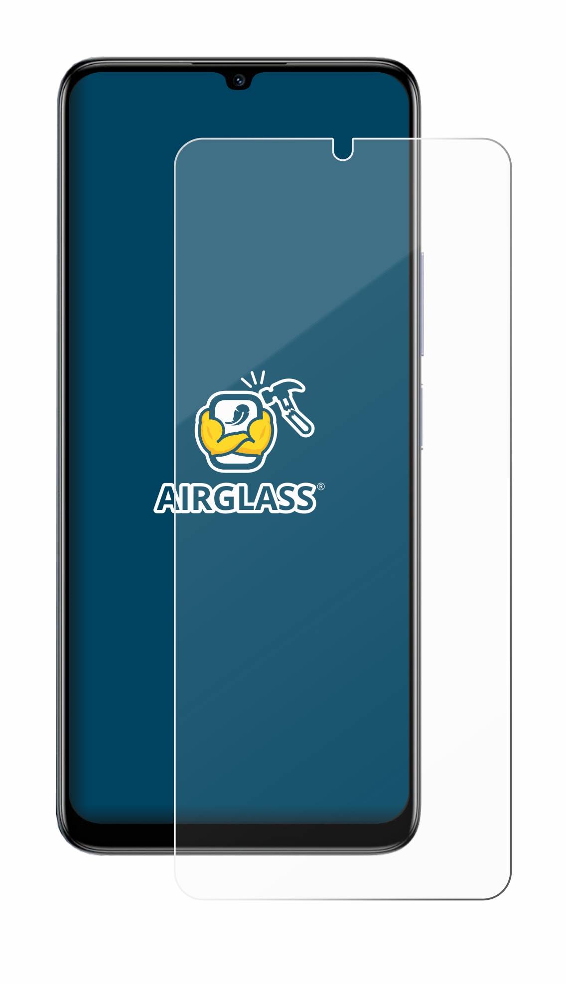 BROTECT AirGlass Glas Panzer-Folie für TCL 40 SE - Schutzglas