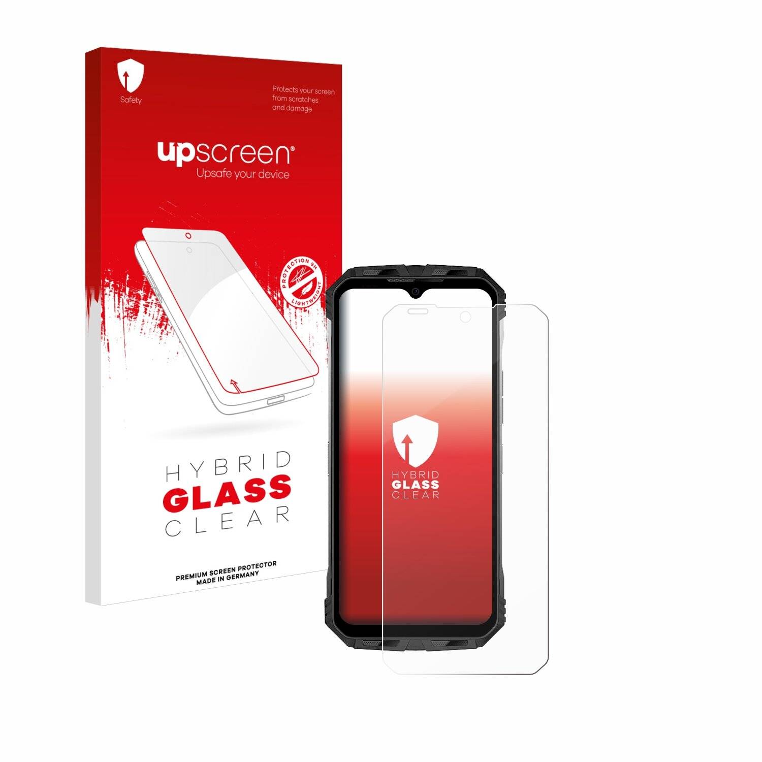upscreen Hybrid Glas Panzer-Folie für Doogee