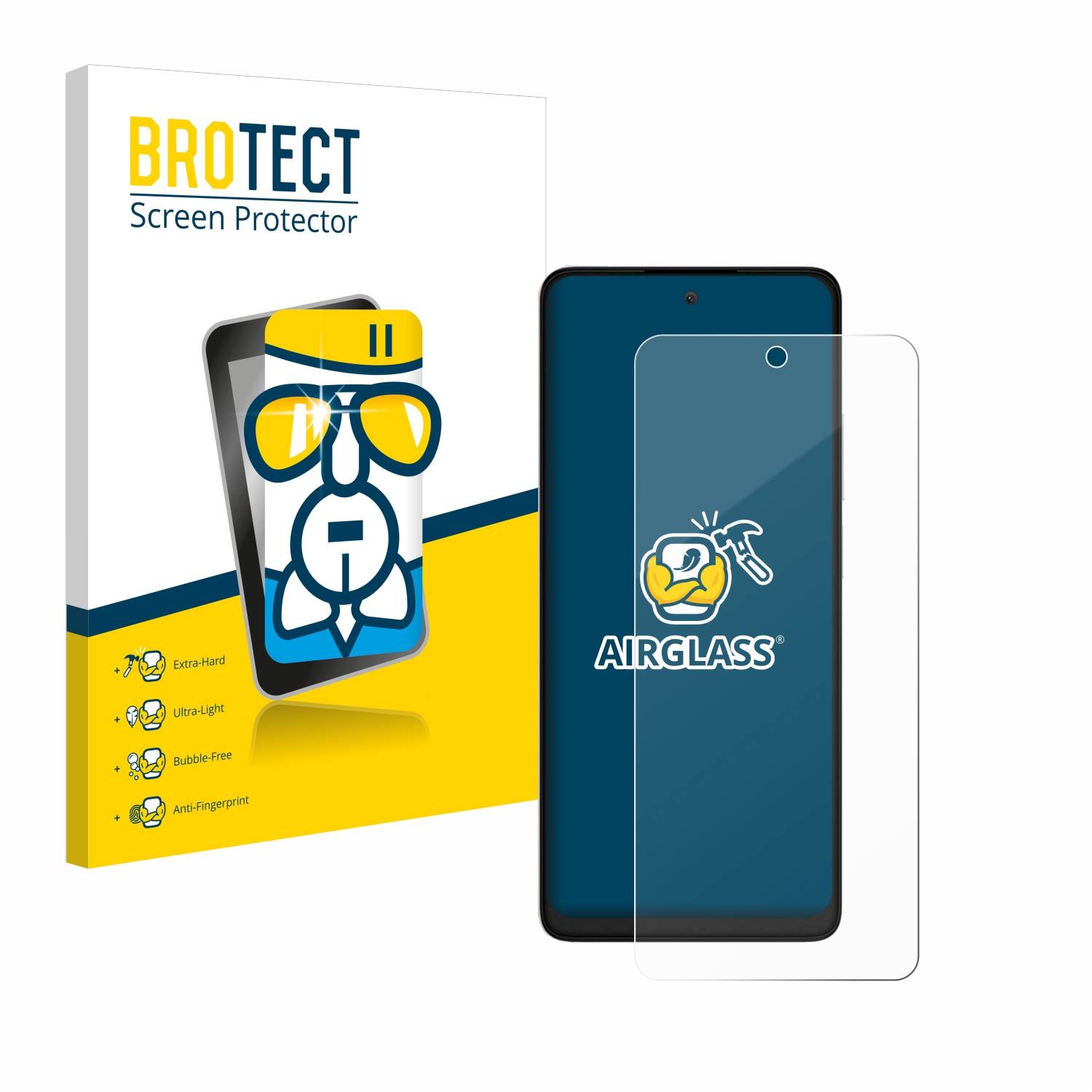 BROTECT AirGlass Glas Panzer-Folie für TCL 40 NXTPAPER - Schutzglas