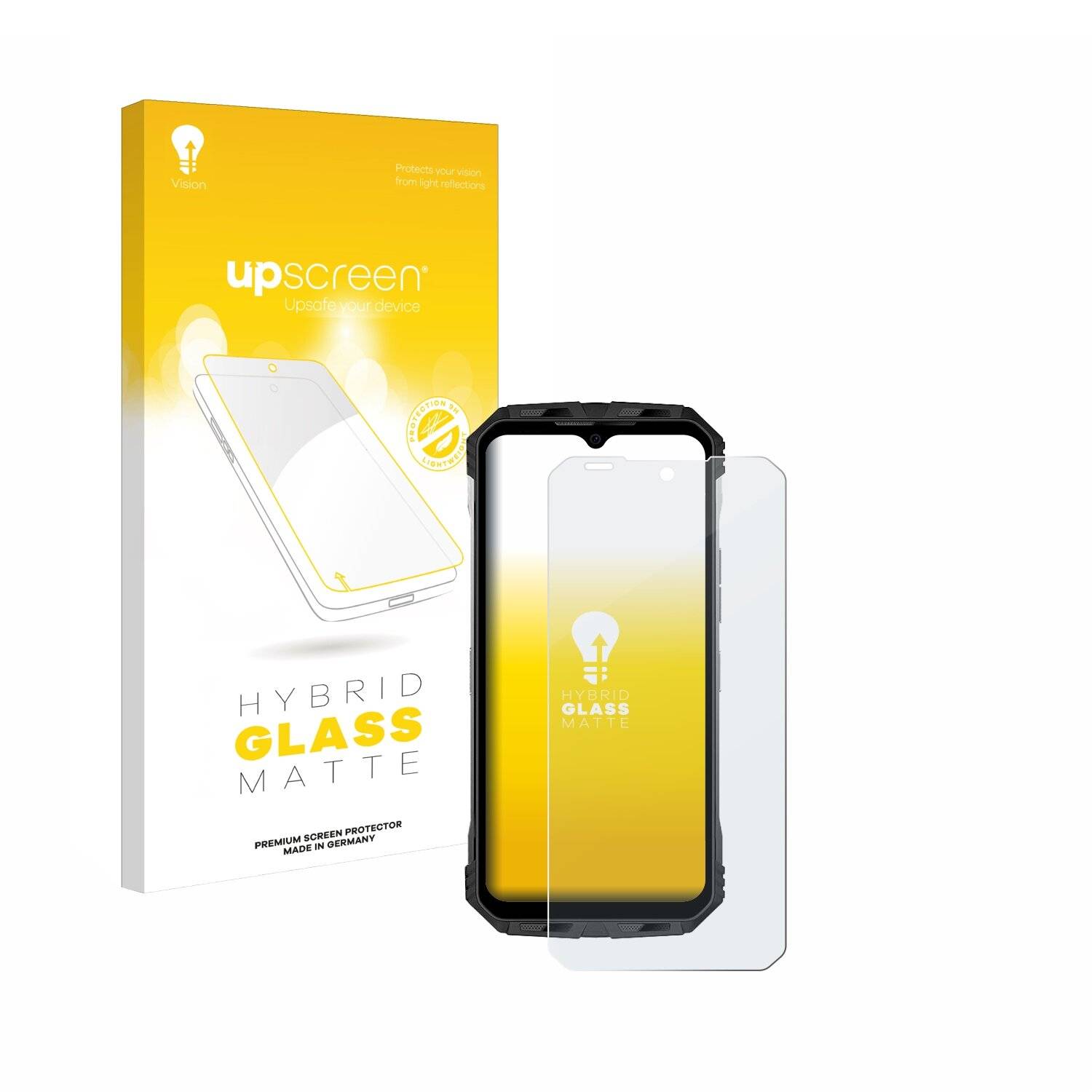 upscreen Hybrid Glas Matt Panzer-Folie für Doogee