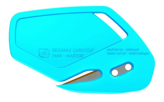 MARTOR Sicherheitsmesser SECUMAX CARDYCUT mit SPITZKLINGE 884 | 10 Stück