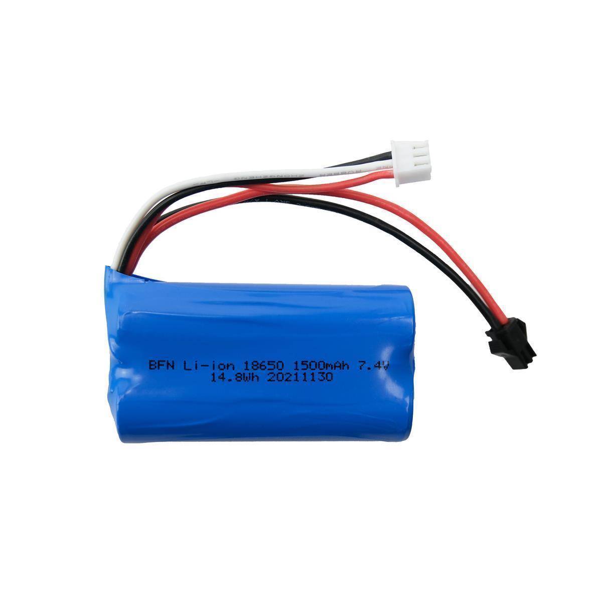 141 Akku 7,4V / 1500mAh / Li-Po / HBX Stecker / Hovercraft, WPL B-14, B-24, B-36