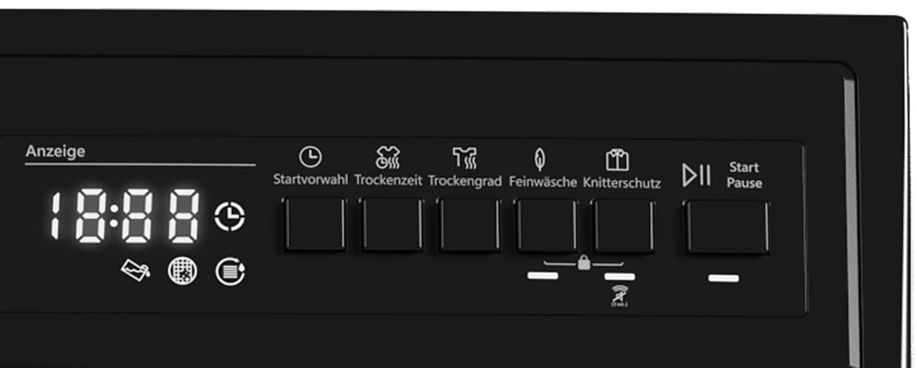 Telefunken T-11-400 Kondenstrockner / 7kg Trockner mit 15 Programmen, Startzeitvorwahl & Knitterschutz