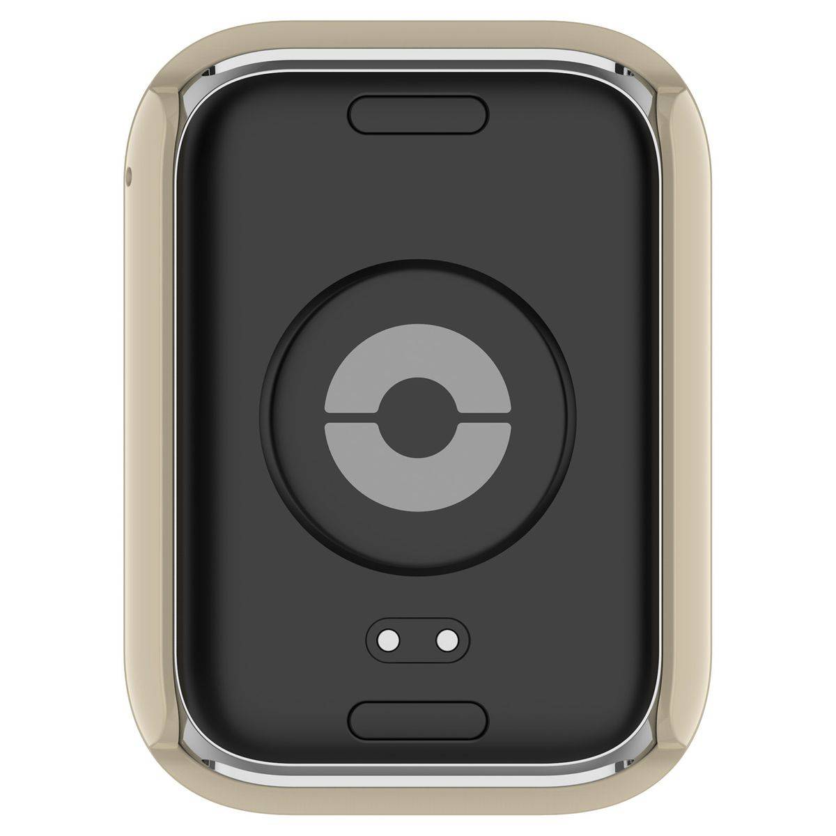 Für Xiaomi Mi Band 8 Pro Kunststoff Watch Hülle + H9 Schutzglas Creme