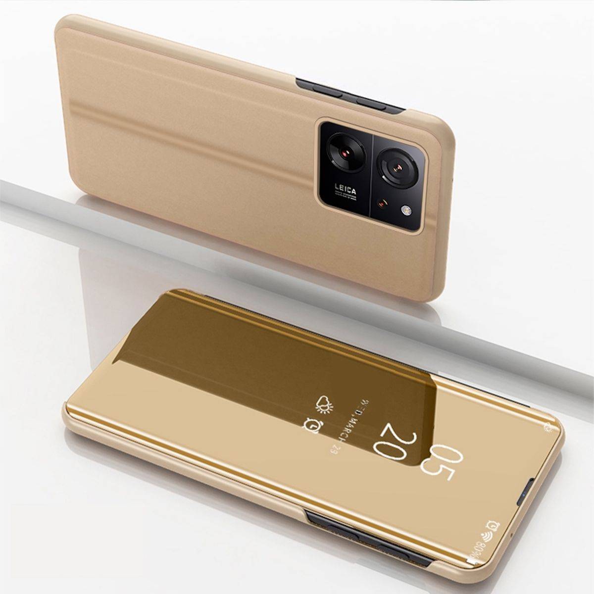 Für Xiaomi 13T / 13T Pro View Spiegel Handy Smart Cover Wake UP Case