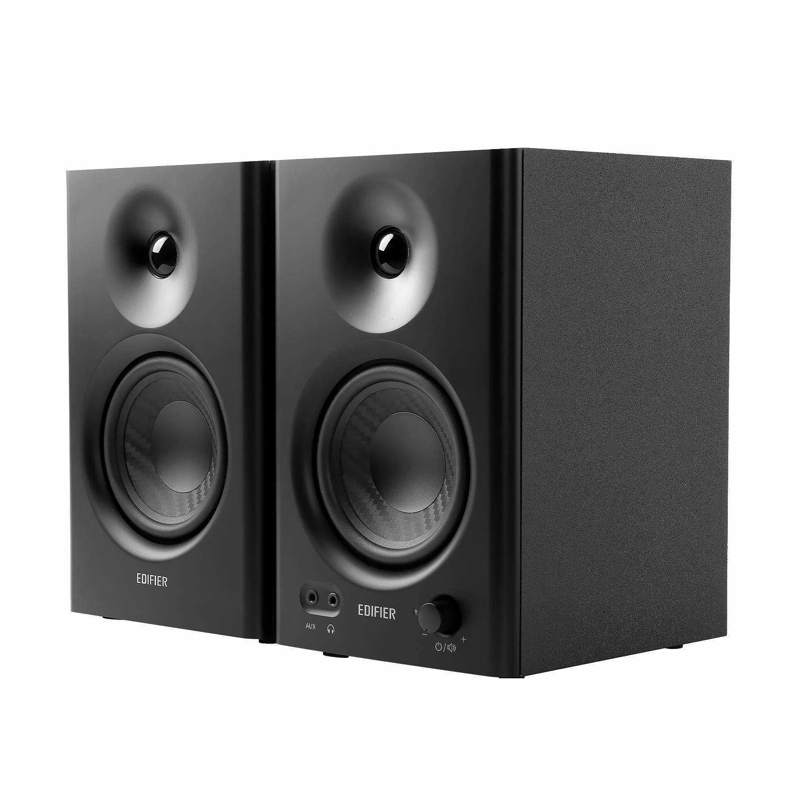 Edifier MR4 Aktive Studio-Monitor-Lautsprecher, 4" Aktiver Nahfeldmonitor-Lautsprecher - Schwarz(Generalüberholt)