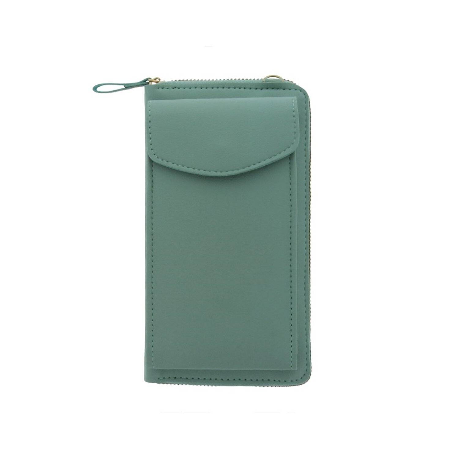 Handytasche mit eingebautem Portemonnaie Mint