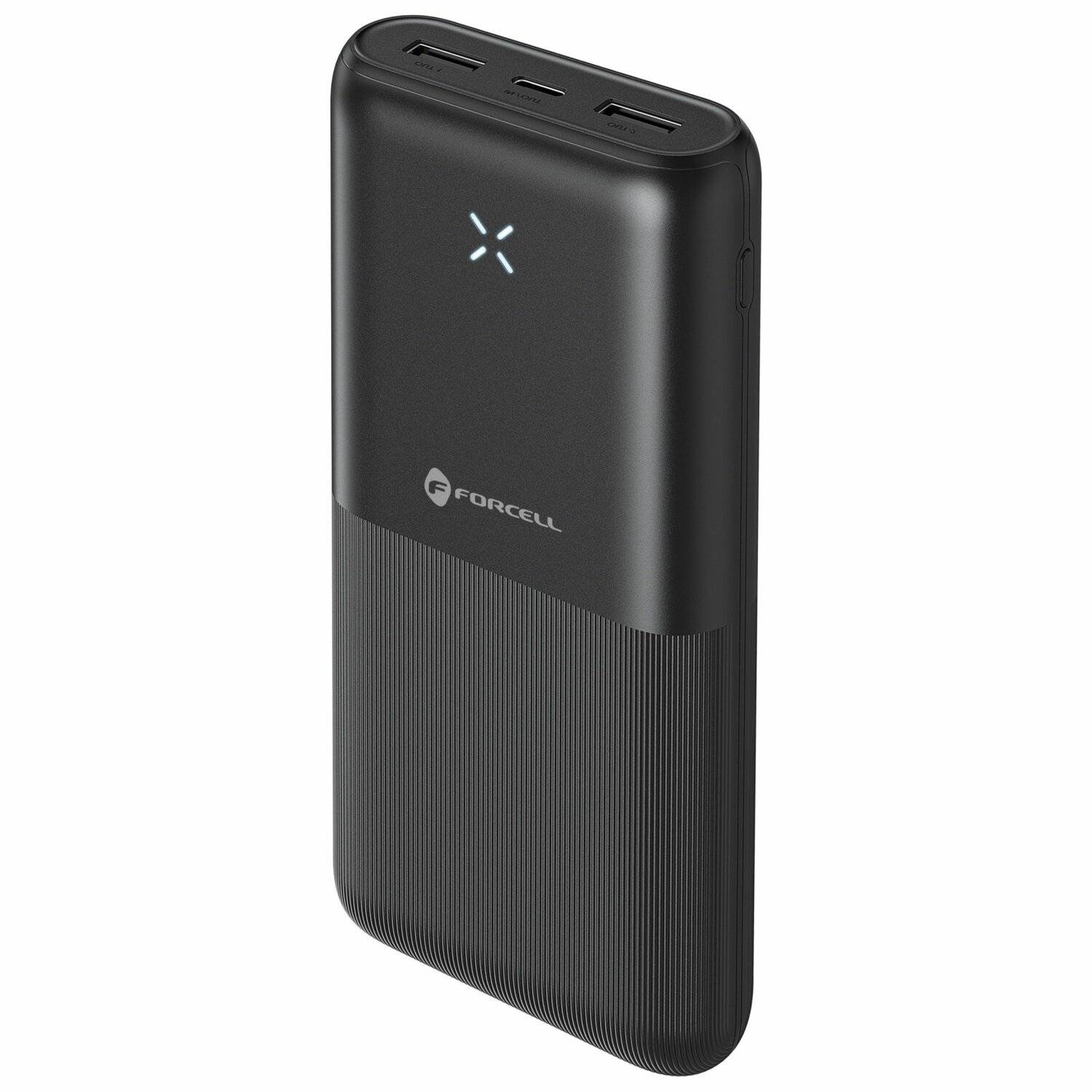 FORCELL Powerbank F-Energy S20k1 20000mah inkl. USB-A zu USB-C Externer Akku