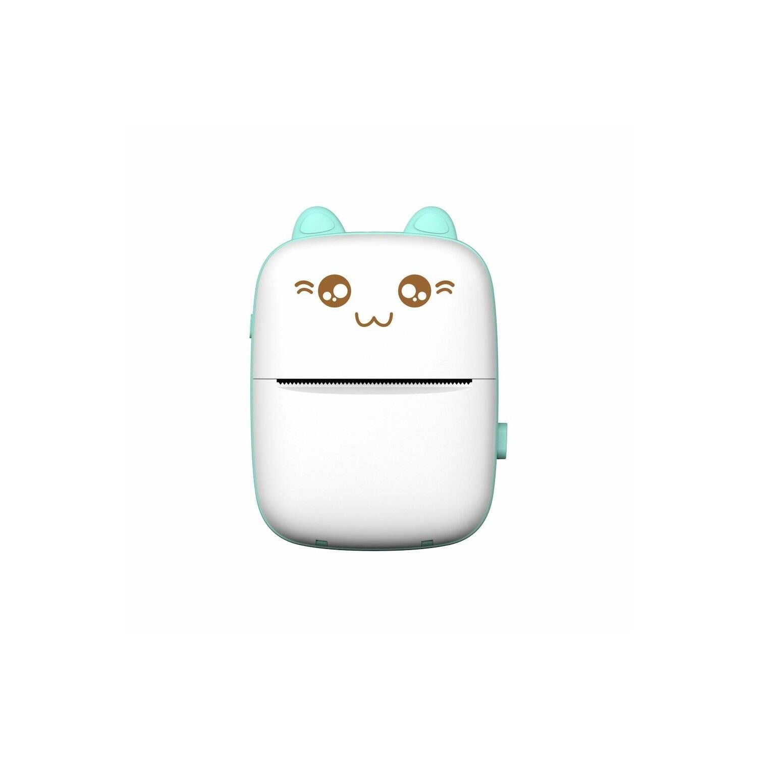 Mini-Katzen-Thermodrucker (7 Rollen im Lieferumfang enthalten) Print-App DruckerBlau