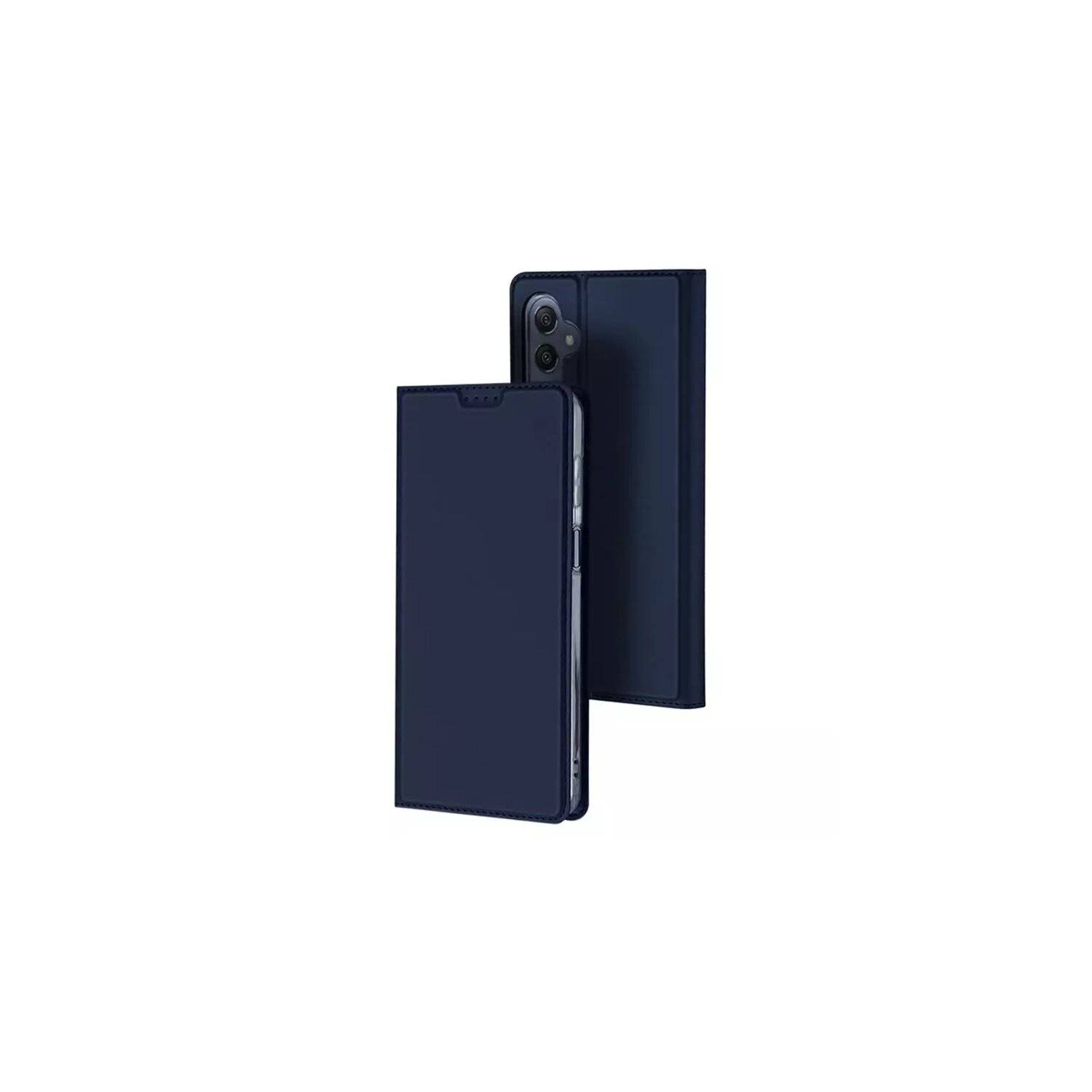 Dux Ducis Skin Pro Öko-Lederhülle kompatibel mit Samsung Galaxy M34 5G Blau