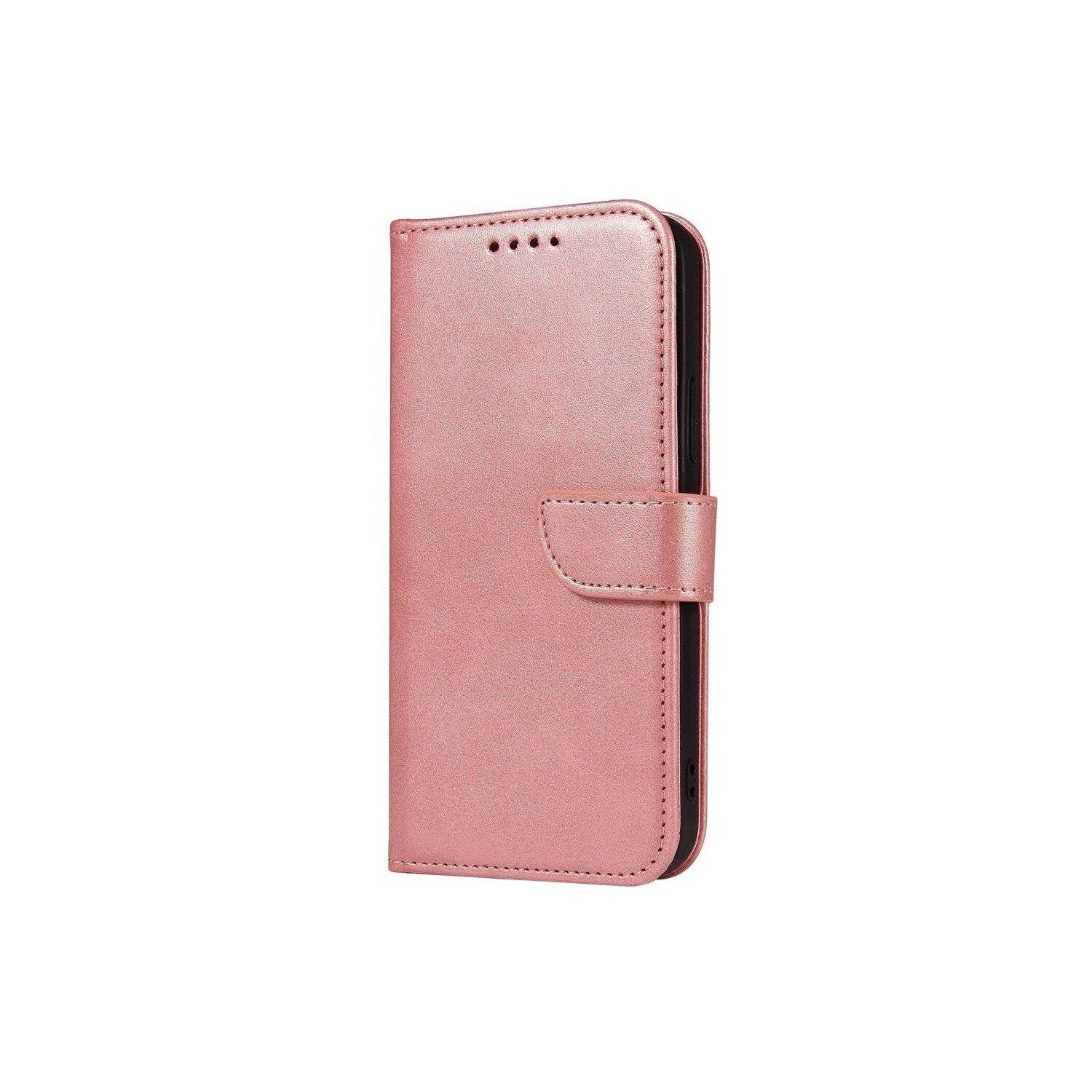 Premium Magnet Case Buch Tasche Schutzhülle Hülle Standfunktion Zubehör kompatibel mit Google Pixel 8 Rosa