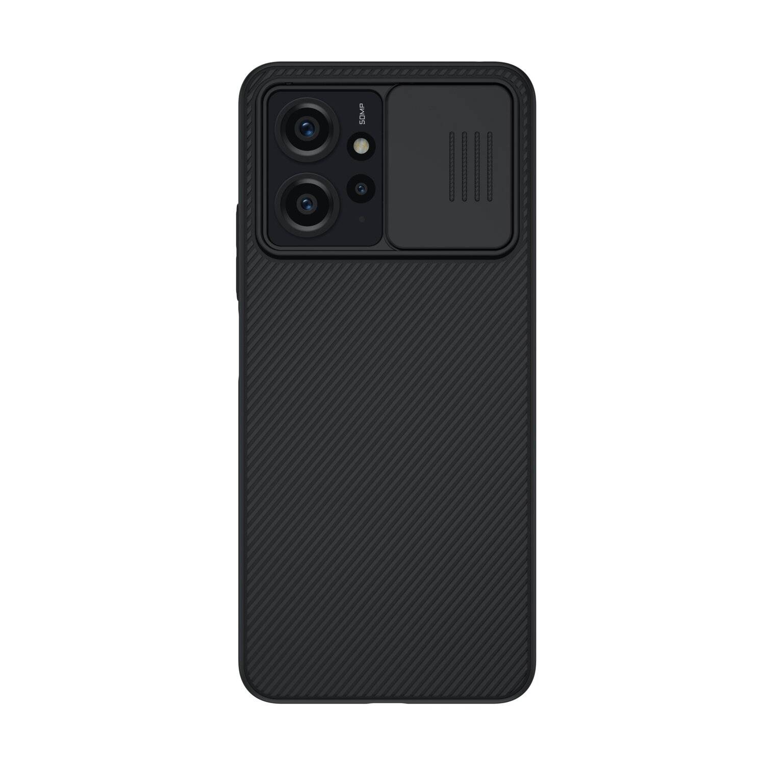 Gepanzertes Hülle kompatibel mit Xiaomi Redmi Note 12-Gehäuse mit Kameraabdeckung Nillkin CamShield Case - schwarz
