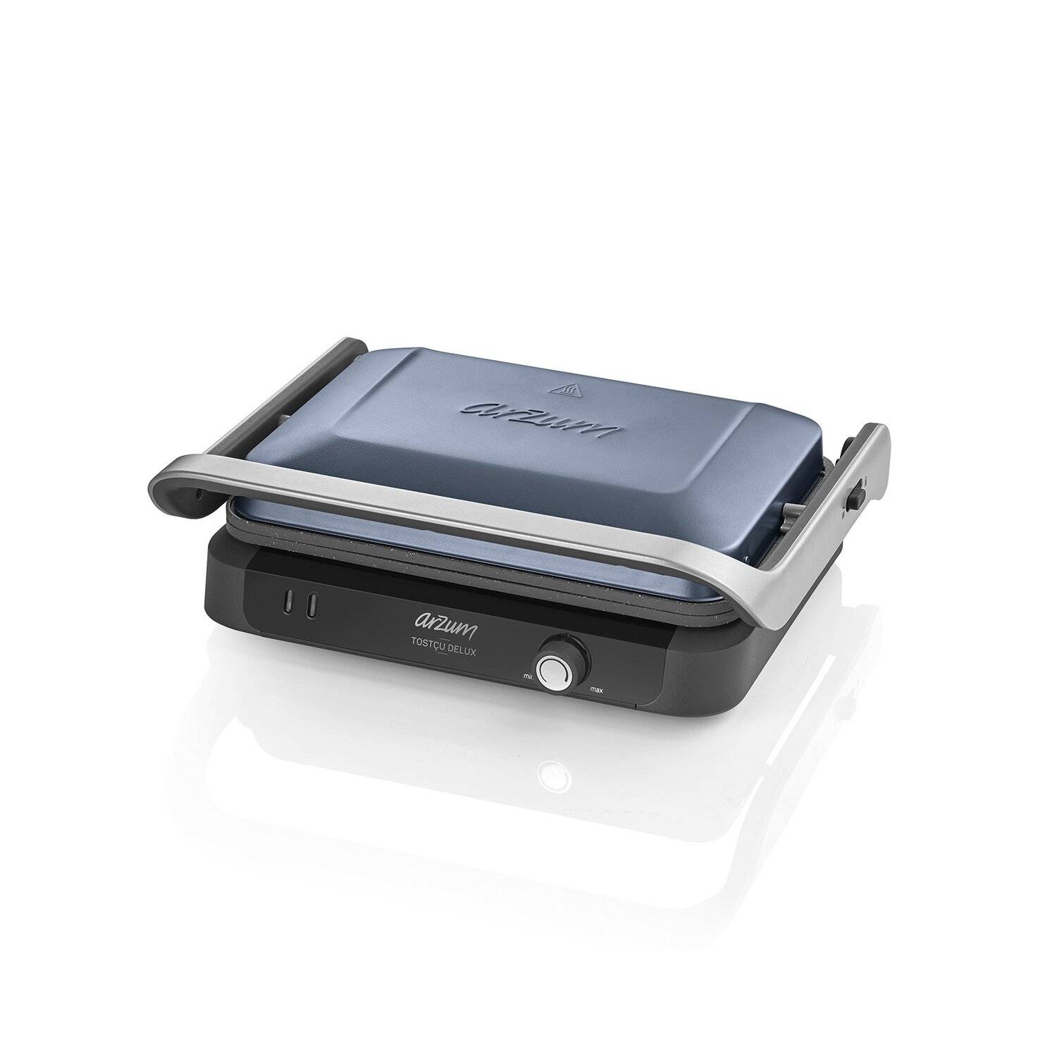 Arzum Tostçu Delux 1800W, Kontaktgrill Sandwichmaker Sandwich-Toaster Blau