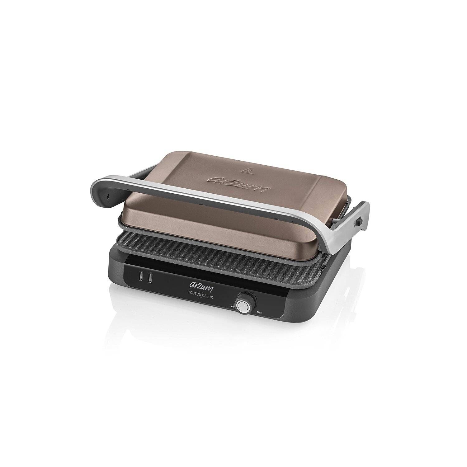 Arzum Tostçu Delux 1800W, Kontaktgrill Sandwichmaker Sandwich-Toaster