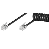 10x Telefonhörer-Spiralkabel RJ10-Stecker (4P4C) > RJ10-Stecker(4P4C) schwarz 2m 10x Telefonhörer-Spiralkabel RJ10-Stecker (4P4C) > RJ10-Stecker(4P4C) schwarz 2m