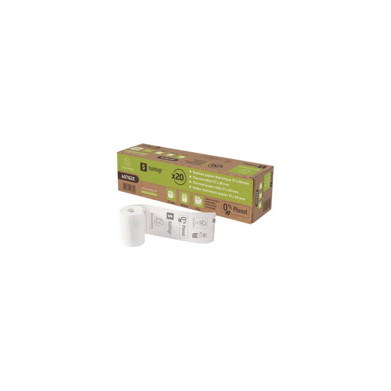 EXACOMPTA Thermorollen SumUp, 57 mm x 9 m, weiß