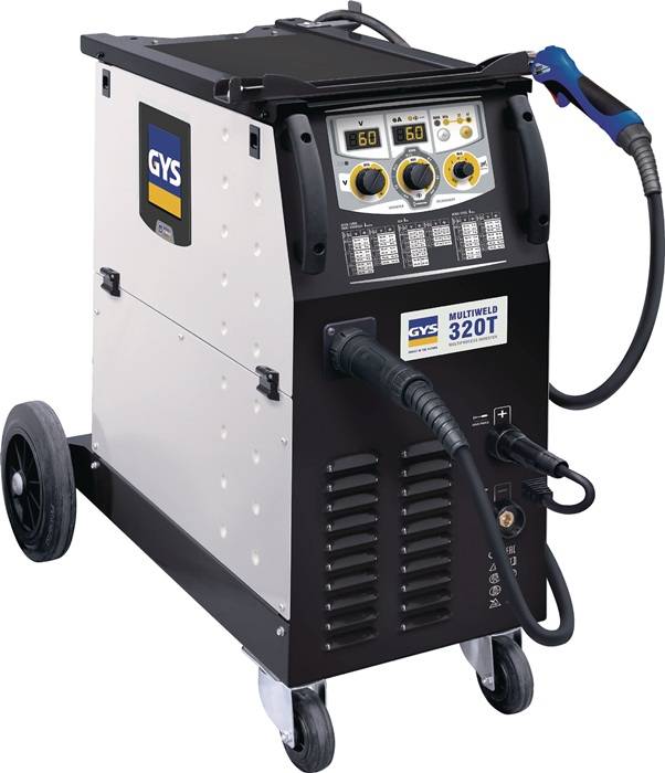 MIG/MAG-Schweißanlage MULTIWELD 320T m.Zub.40-320 A gasg.GYS