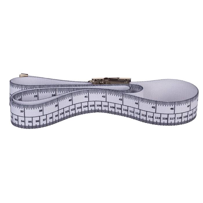 Diät Gürtel mit Metallschnalle ca. 155 x 3,8 cm Messgürtel