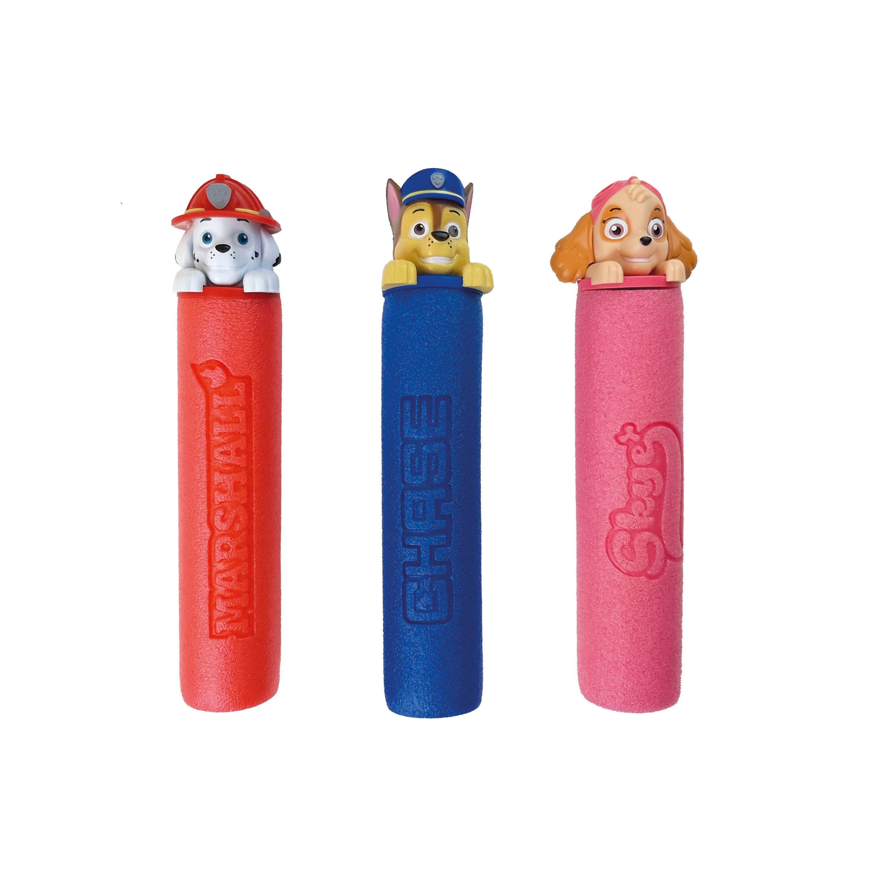 Happy People 16336 - Wasserspritze - Paw Patrol Foam Shooter (26cm) Wasserpistole Wasserschlacht
