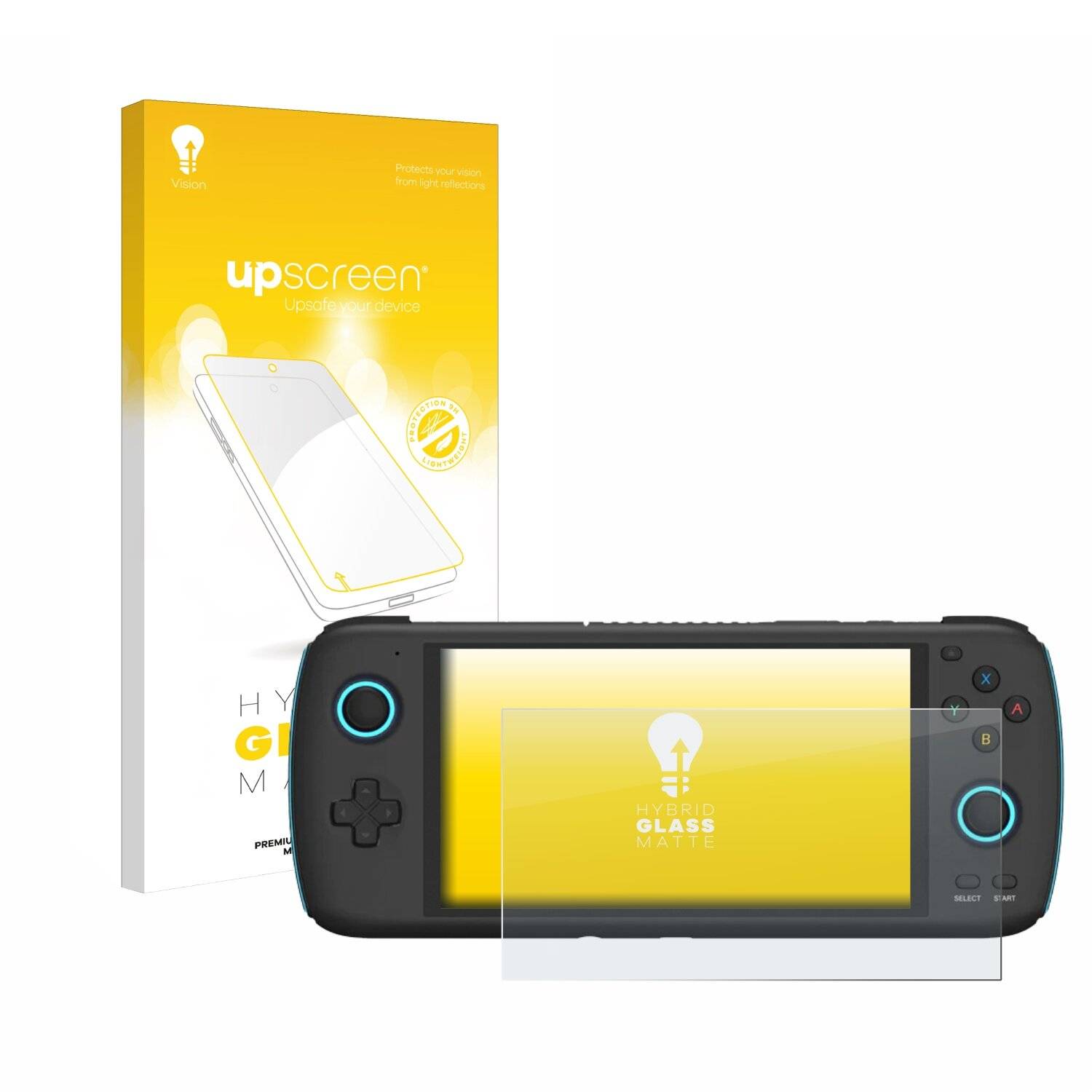 upscreen Hybrid Glas Matt Panzer-Folie für AYN Odin