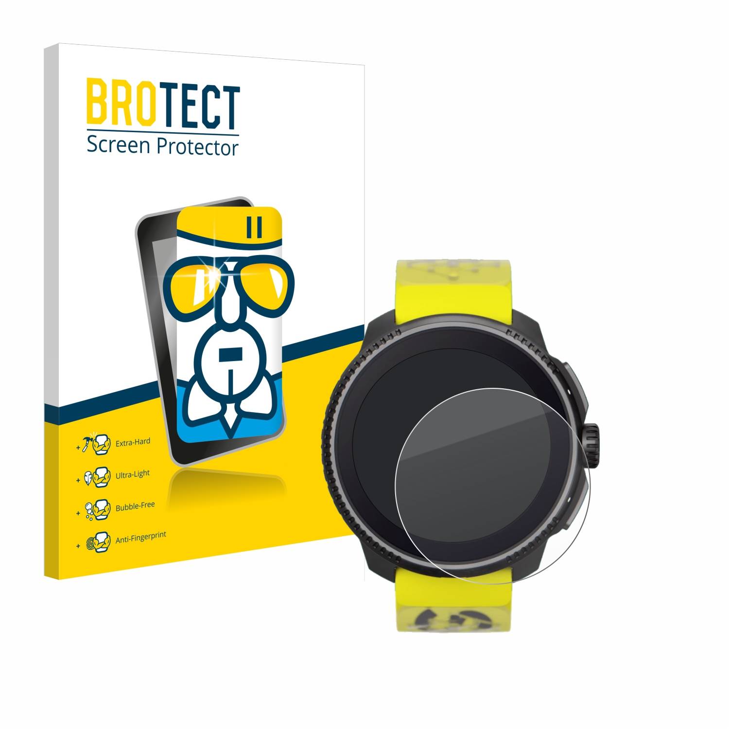 BROTECT AirGlass Glas Panzer-Folie für Suunto Race - Schutzglas
